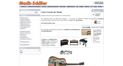 Desktop Screenshot of musik-schiller.de
